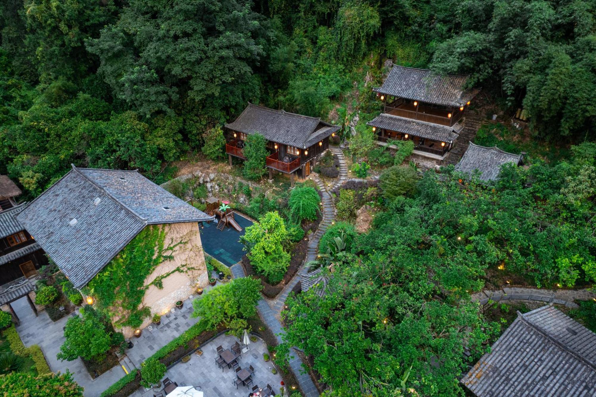 Yangshuo Ancient Garden Boutique Hotel-Free Pick Up From Airport Or Ts Over 3 Nights Exterior photo