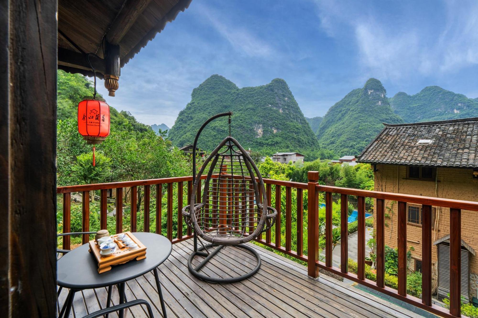 Yangshuo Ancient Garden Boutique Hotel-Free Pick Up From Airport Or Ts Over 3 Nights Exterior photo